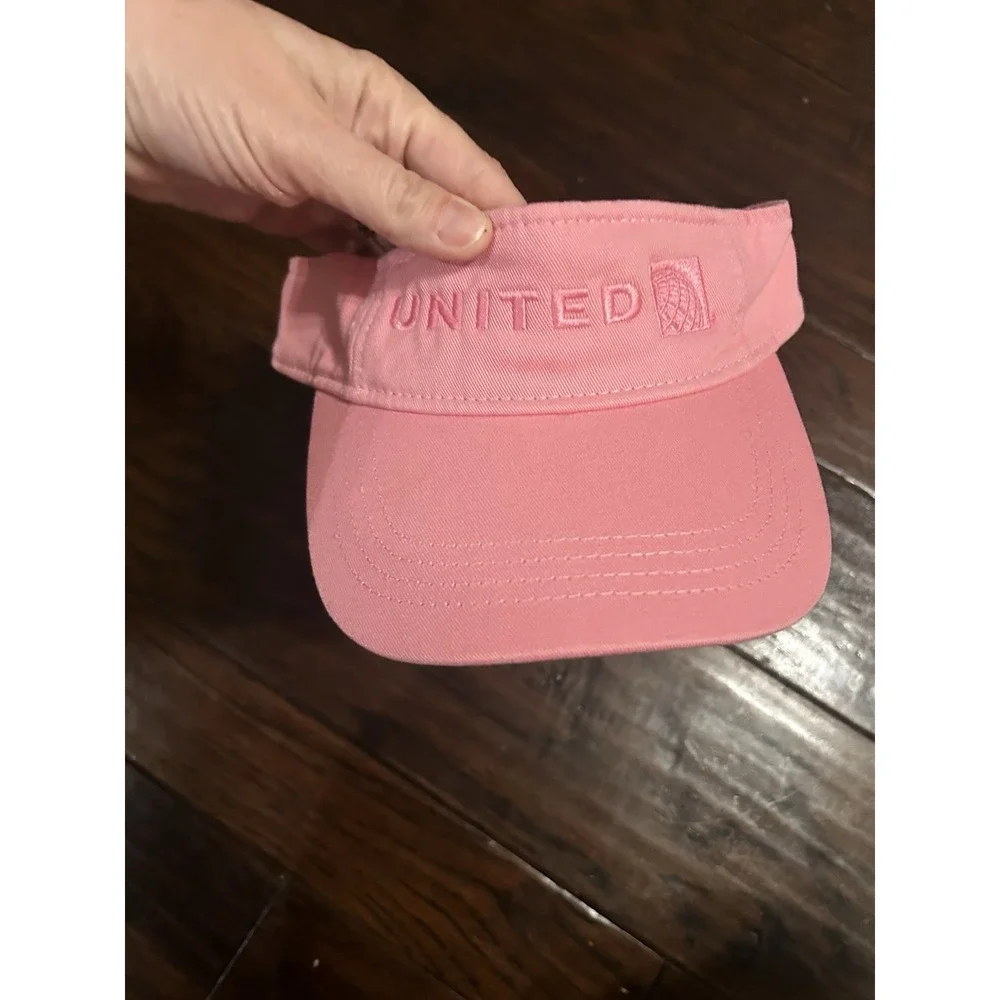 United Airlines Pink Tone Tone Visor